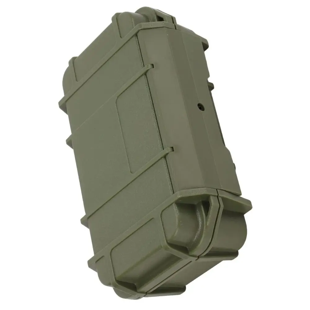 Boîte étanche de camping ABS 21x13x6.6cm - Noir, Vert, Kaki