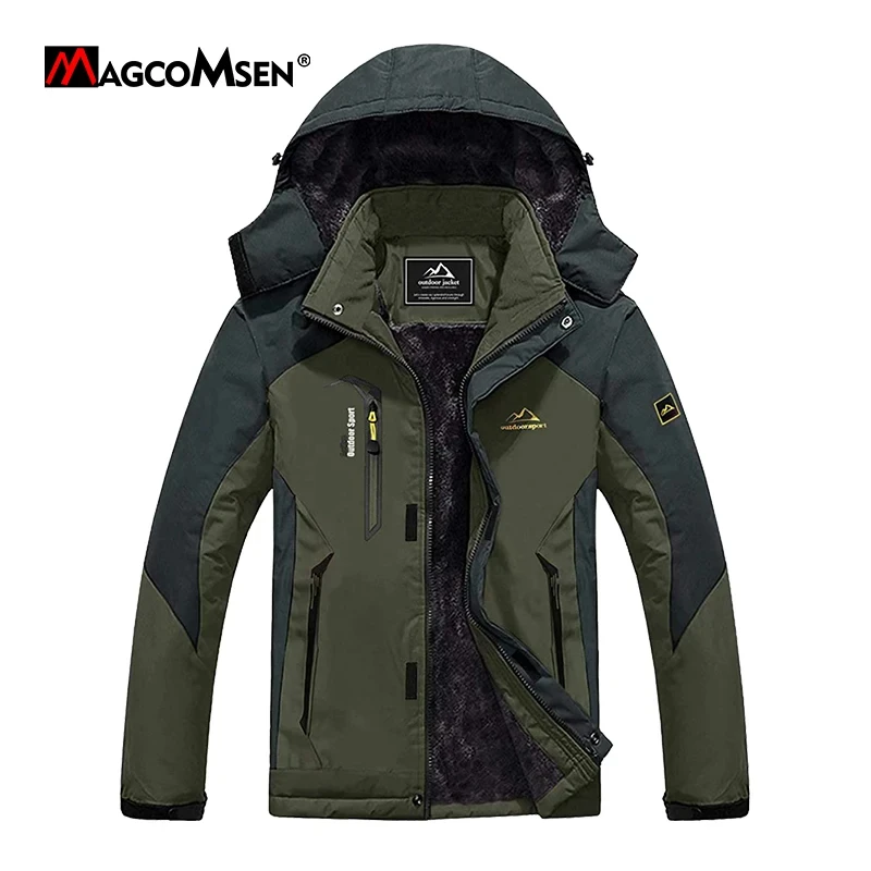 Parka Coats Ski Hiking Jackets For Men Winter With Zipper Pockets down jacket puffer jacket parka coat parkas coat