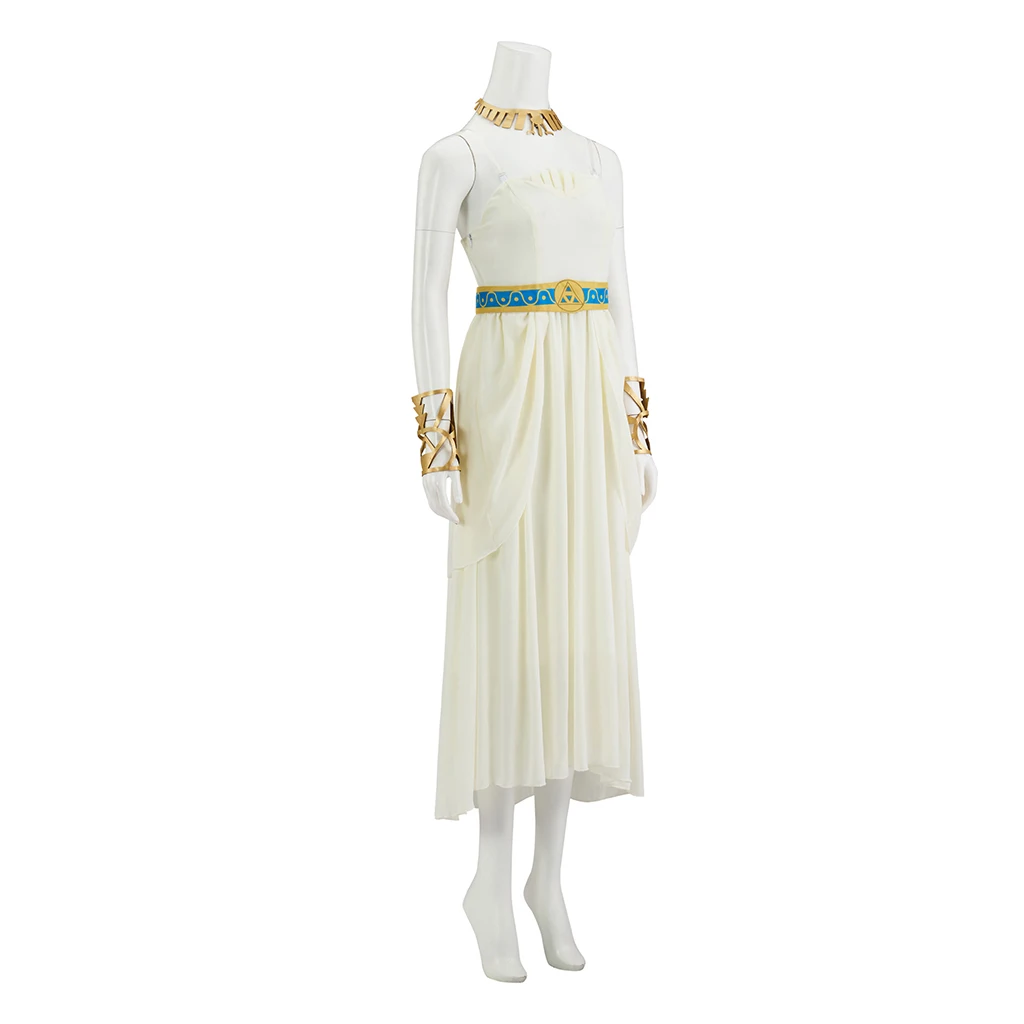 White Princess Party Dress Cosplay Costume for Women