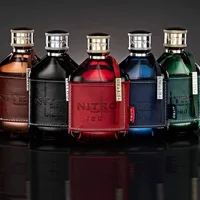 Eau de Toilette pour Homme Dumont Nitro 100ml, Série NITRO POUR HOMME, Elixir Rouge Bleu, Design en Cuir, Parfum de Luxe Haut de Gamme 2