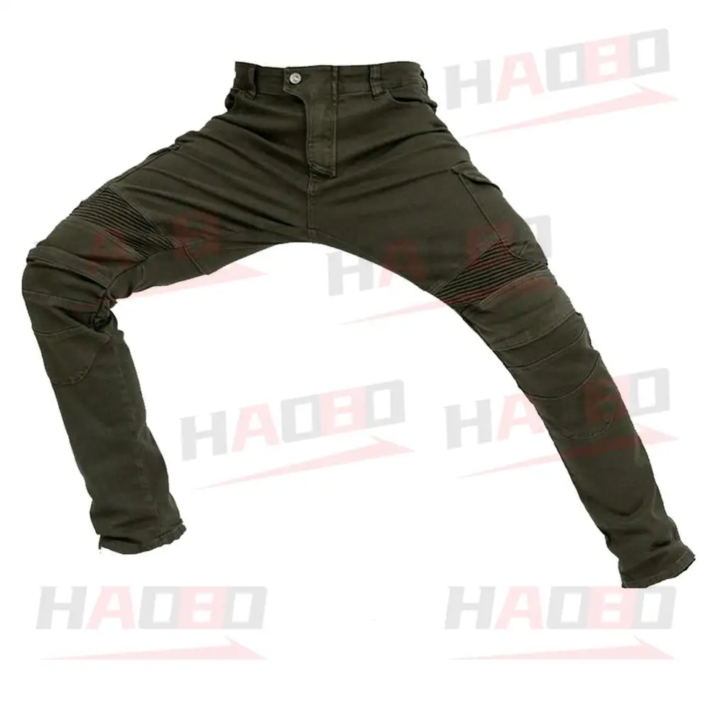 블루진 오토바이 라이딩 팬츠 모토크로스 레이싱 진 보호 팬츠 CE 인증 무릎 엉덩이 보호대 패드