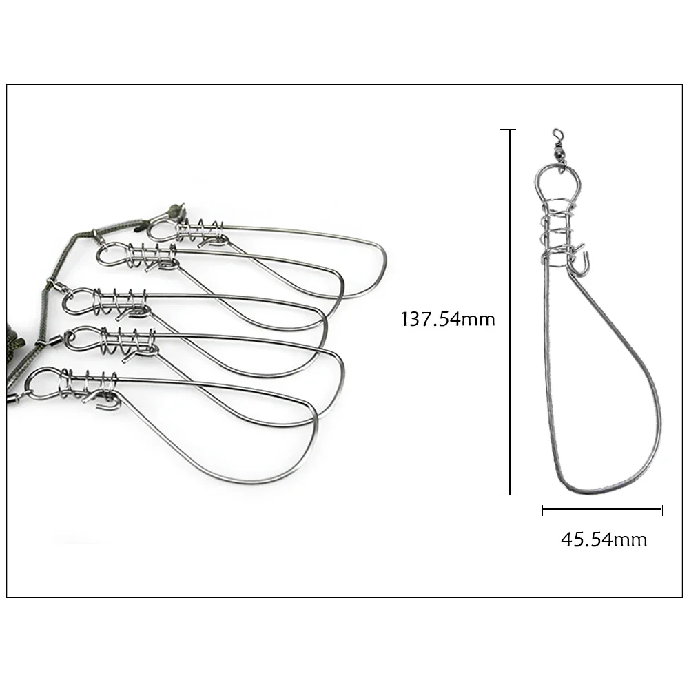 Fishing Tackle 5 Meters Kukan Carp Fishing Accessories Stainless Steel Sea River Fish Lock