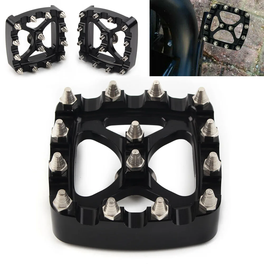 

MX Style Motorcycel алюминиевая накладка на педаль тормоза заклепка противоскользящая для Harley Davidson Softail Dyna Iron 883