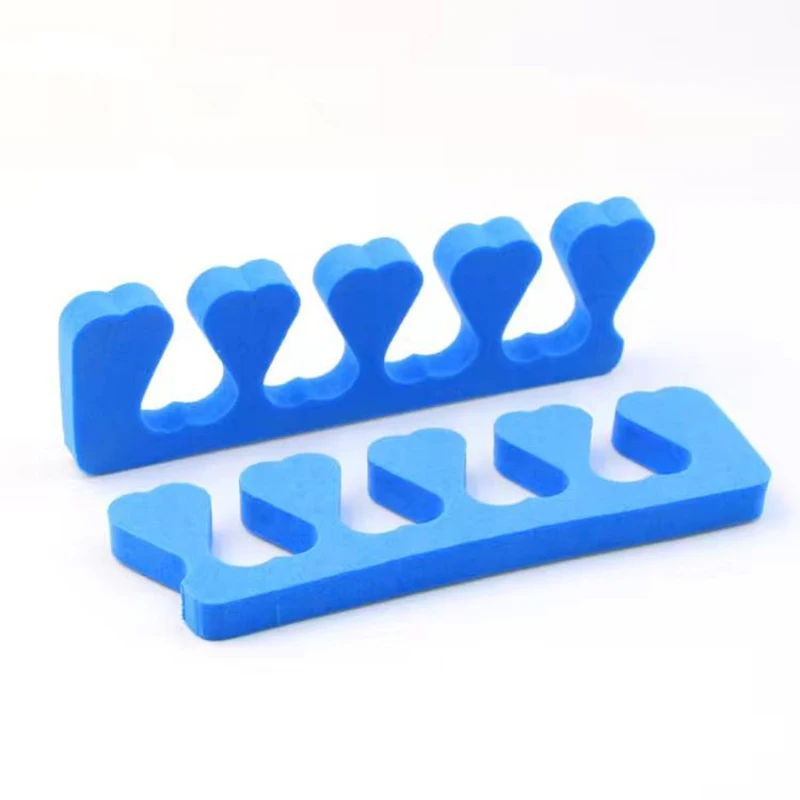 10/50pcs Sponge Finger Toe Separators Foot Care Manicure Pedicure Compressed Soft Gel UV Beauty Pack Nail Art Tools