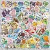 50pcs/100pcs Pokemon Anime Stickers Pikachu Kawaii Sticker Laptop Suitcase Skateboard Guitar Phone Cartoon Kid Gift Toys 1
