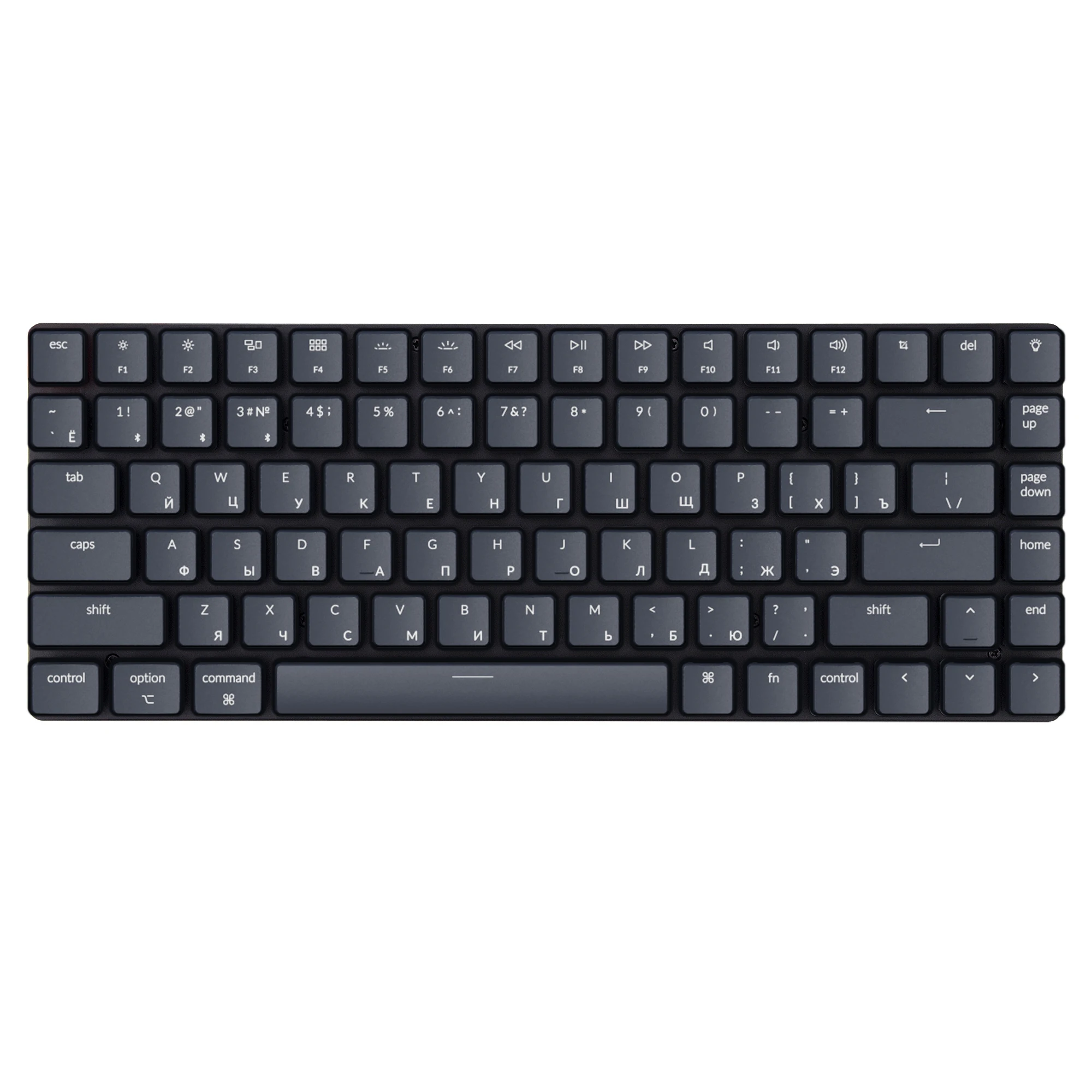 Keychron Teclado Definido Layout Russo Baixo Perfil Keycap Ultra-slim Teclados Mecânicos - Imagem 3