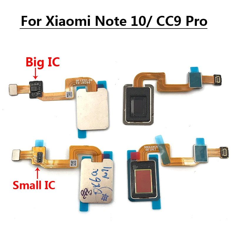

Новый Для Xiaomi Mi Note 10 Pro датчик отпечатков пальцев Кнопка меню возврата домой гибкий ленточный кабель телефон Ремонт Запчасти