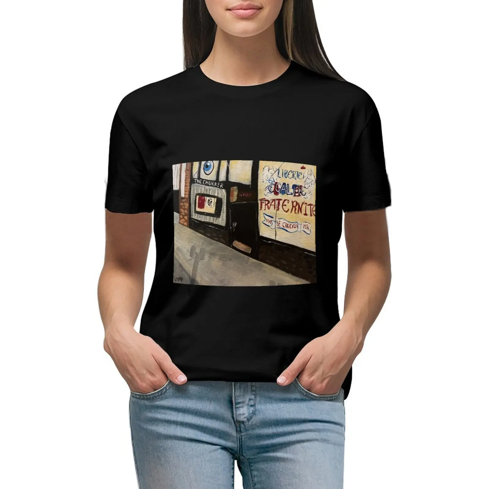 

The Chukker T-shirt female Aesthetic clothing t shirts for Women graphic
