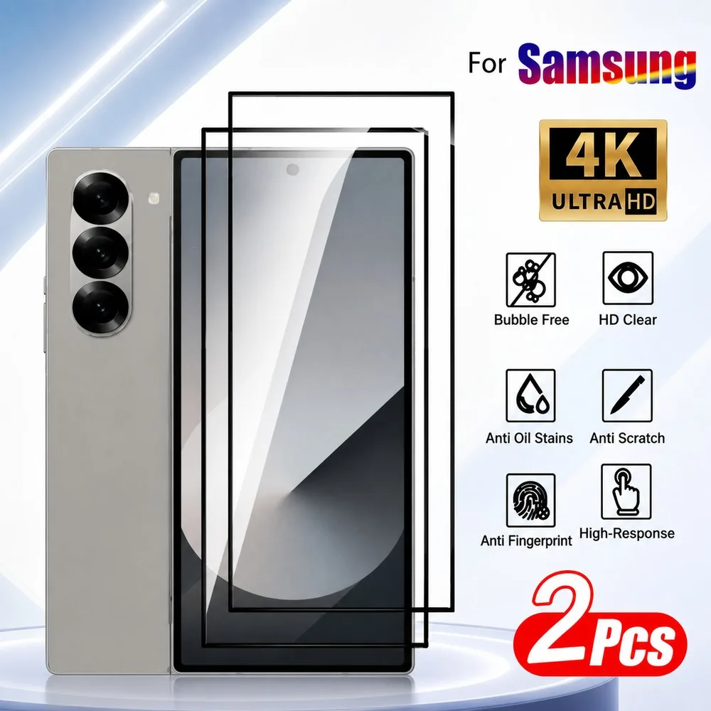 Premium Tempered Glass Screen Protector Duo - Ultra Clear & Durable, Anti-Scratch & Anti-Shatter