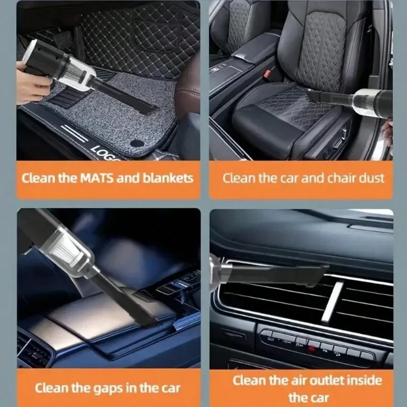 Vacuum Cleaner USB Charging Car Household Small Fully Automatic High Power Powerful Cleaning vacuum cleaner handheld vacuum cleaner wireless vacuum cleaner portable vacuum cleaner