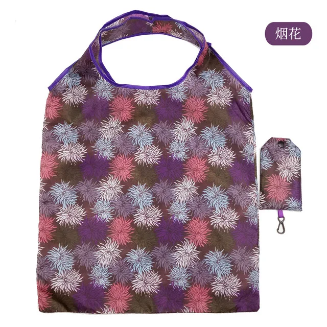 Foldable Reusable Eco-Friendly Lemon Tote Bag for Shopping, Travel, and Storage