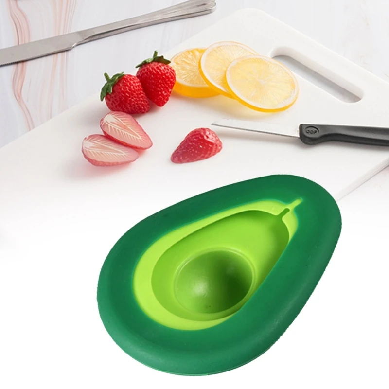 Kitchen Craft Flexible Silicone Avocado Keepers Food Storage Cover Huggers  x 2