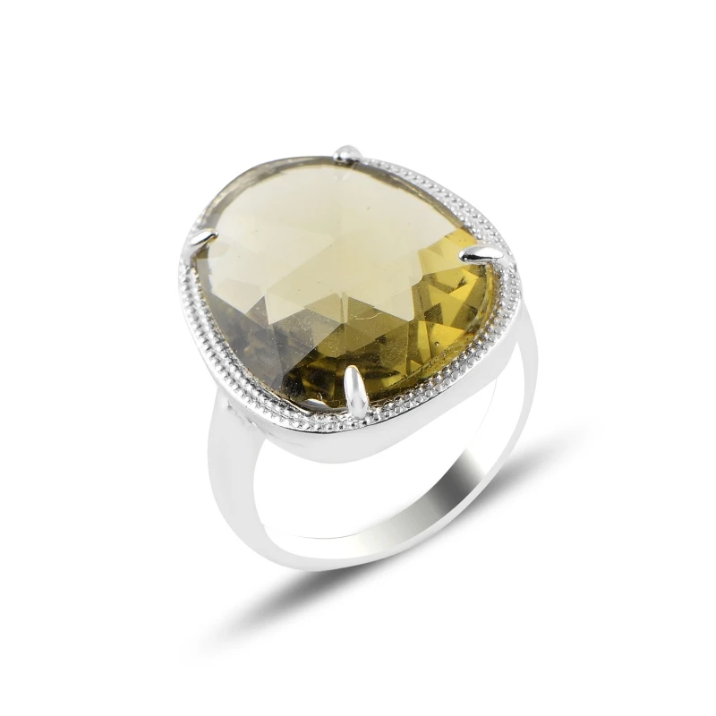 

Silver 925 Sterling Zircon Stone Ring