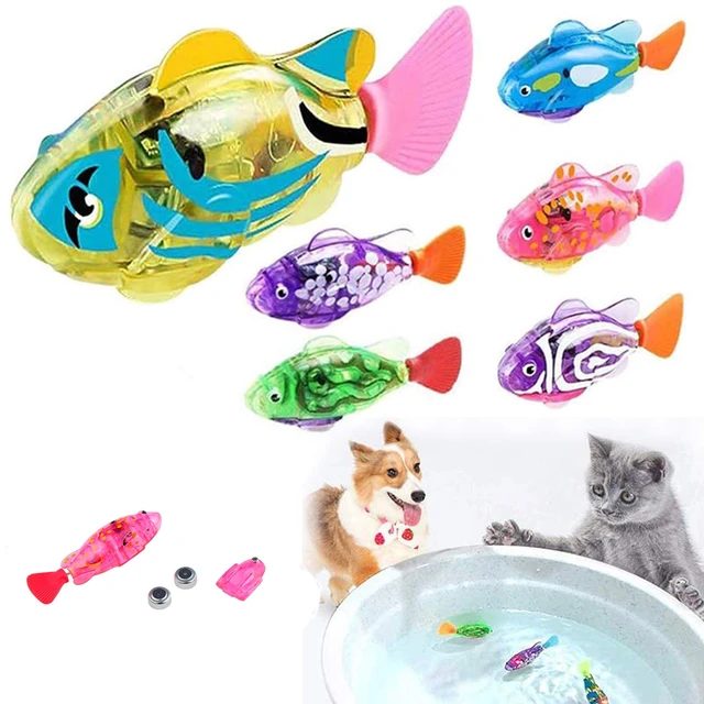 Jouet de poisson flottant pour chiens,Jouet pour chat à poisson mobile  électrique avec pochette à