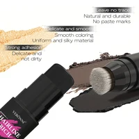 Stylo de coloration temporaire 2 en 1 avec brosse, couvre rapidement les cheveux blancs et gris, bâton de retouche de racines imperméable pour un aspect naturel 3