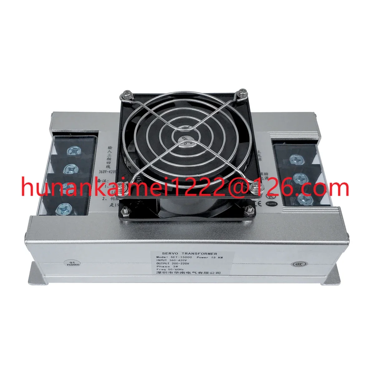 

three phase high power intelligent 15KVA 380V to 200V smps electronic servo transformer