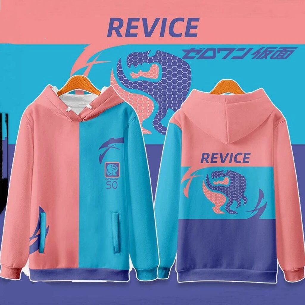 

Kamen Rider REVICE Hoodies 3D Printing Men/Women Autumn Fashion Japanese Anime Sweatshirt Long Sleeves Kids Pollover Plus Size