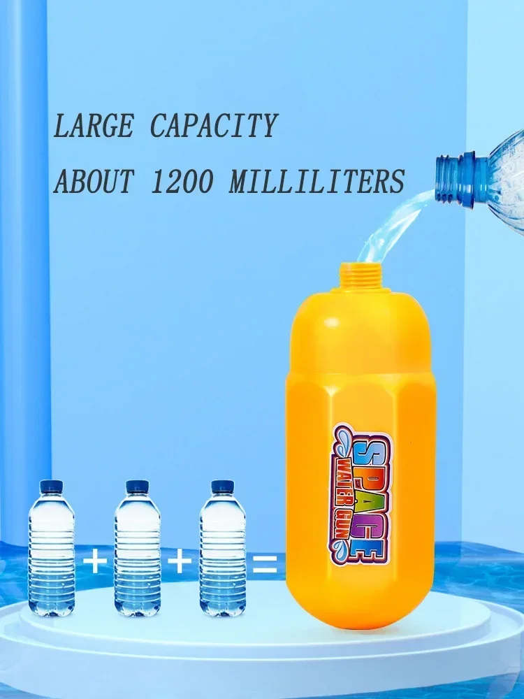 Large Capacity Gatling Water Gun Weapon High Pressure Manual Water Spray Big Cannon Pool Beach Summer Toys for Boys Kids Gifts