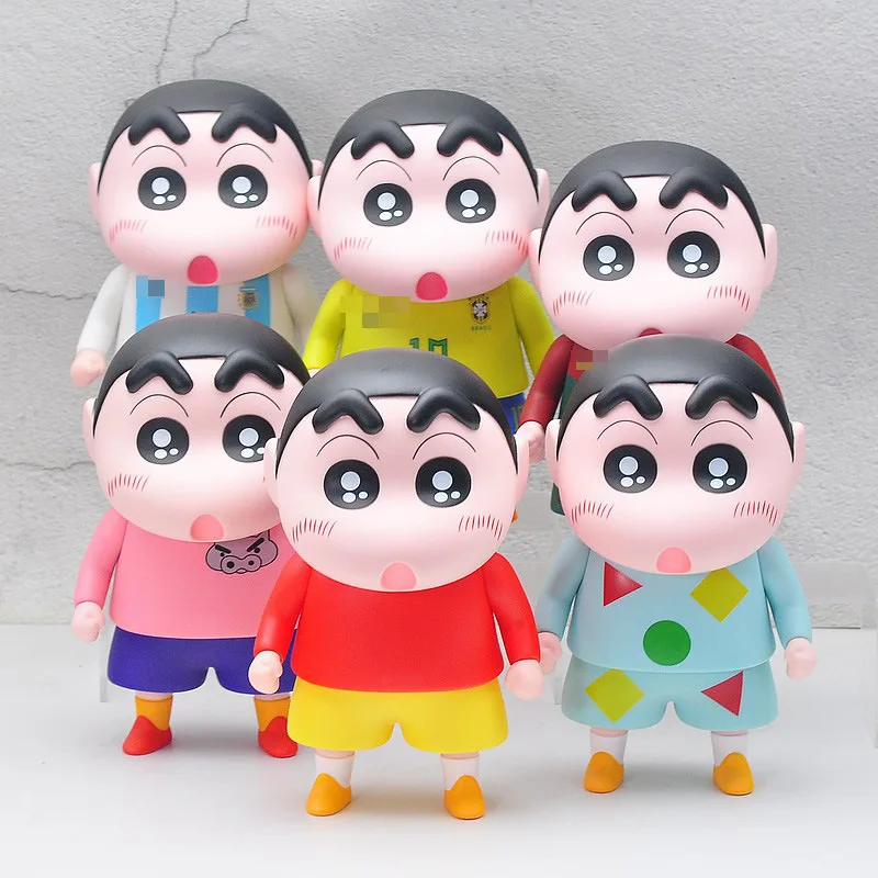 

Crayon Shin-chan COS Crossdressing Action Figure Anime Shin Chan Figuras 23cm Manga Kawaii Doll Collection Model Ornaments Gift