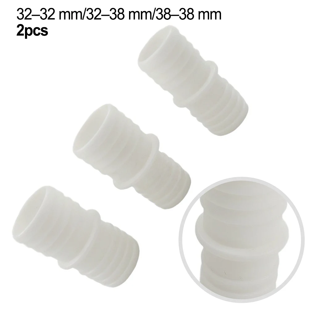 2 Stück Pool-Schlauchverbinder 32mm 38mm Adapter für Schwimmbad-Vakuumpumpe und Sand-Gartenwassersystem-Teile