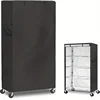 420D Waterproof Shelf Cover,Heavy Duty Dustproof Storage Shelving Unit Cover,Durable Steel Organizer Wire Rack Covers,Shelf Disp 1