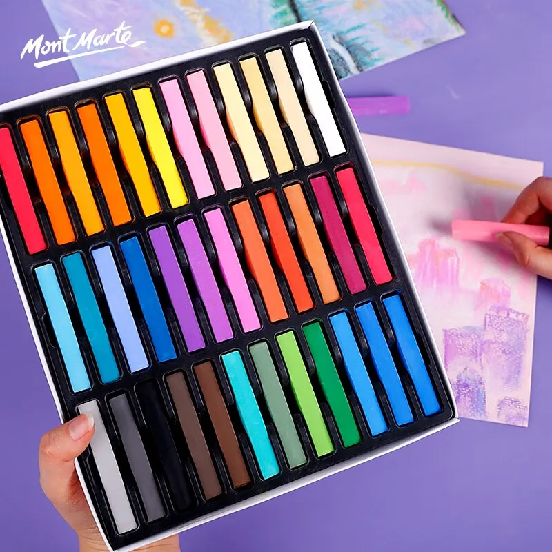 Painting Crayons Soft Pastel Art Supplies Chalk Color Crayon Brush Stationery for Students 12/24/36/48/72Colors/Set