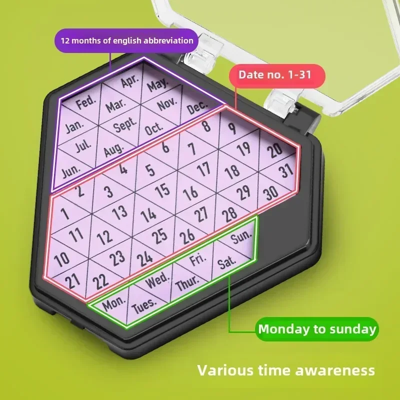 Calendar Puzzle Game Board Game Pocket Mini Toys Montessori School Education Learning Logic Sudoku Puzzle Challenges