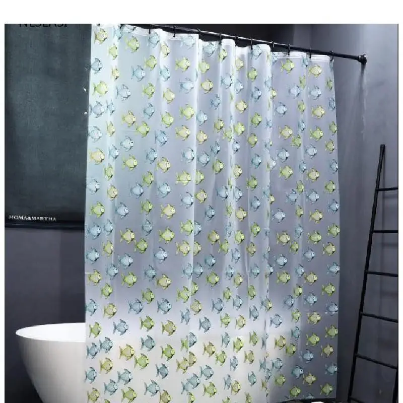 

1 шт., занавеска для душа с принтом тропической рыбы