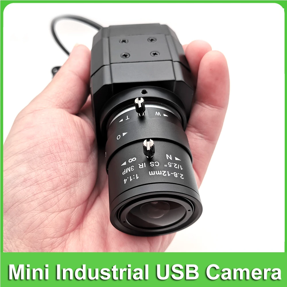 Full HD 2K 4MP 30fps USB Mini Metal Box Webcam UVC OTG PC 4K 8MP CCD IMX415 Usb Video Camera For Youtube Skype Live Teaching