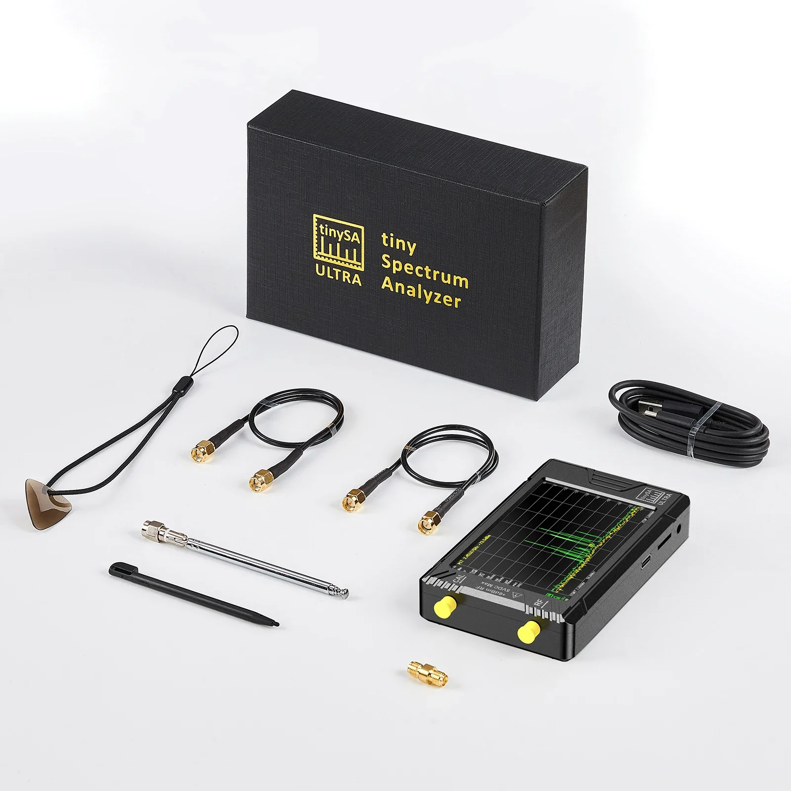 New Handheld 2.8" /4" Display Tiny Spectrum Analyzer TinySA ULTRA Antenna Network Analyzer TinySA Network Test Device 6