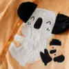 2pcs Newbaby foot jumpsuit Embroidered koala 0-12 months winter comfortable long sleeves，Baby Boy's girls Clothing, As Gift 4