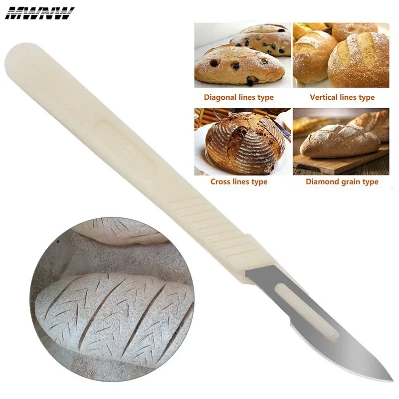 Bread Cutter French Bread Blades Carving Knife Kitchen Gadgets Baking Accessory Patterned Cutting Baking Pastry Tools bread cutter