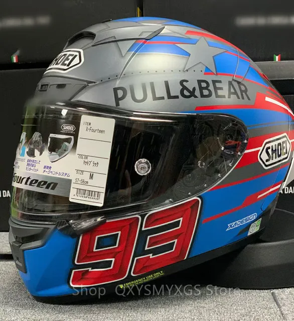 

X14 шлем Капитан Америка синий шлем на все лицо гоночный мотоциклетный шлем Casco De Motocicleta