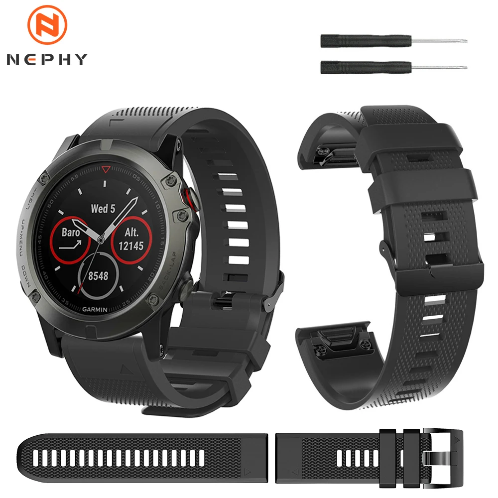 Versatile QuickFit Silicone Watch Band Strap – Multiple Sizes Available