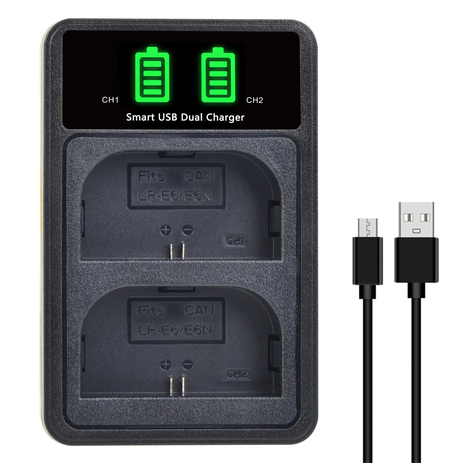 High-Capacity 2650mAh Li-ion Battery and Charger Pack