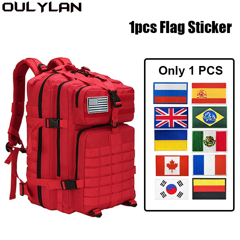 

Oulylan 30/ 50L Tactical Backpack Outdoor Camping Hiking Hunting Bags 900D Nylon Waterproof Large Capacity Rucksacks