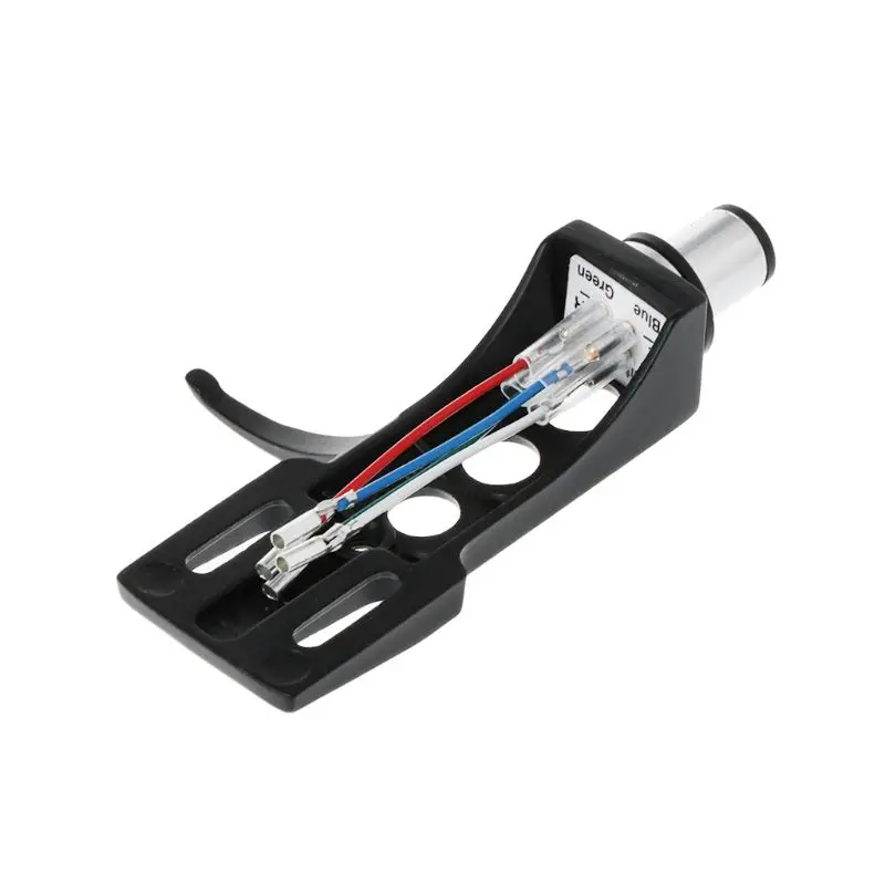 4 Pin Turntable Headshell Mount Universal Phono Cartridge Replacement Phonograph for Head Holder Stylus Lead Wire Replace turntable stylus needle portable phonograph vinyl record pickup vinyl pickup turntable parts phonograph cartridge adjustment tool turntable setup tool turntable cable leads