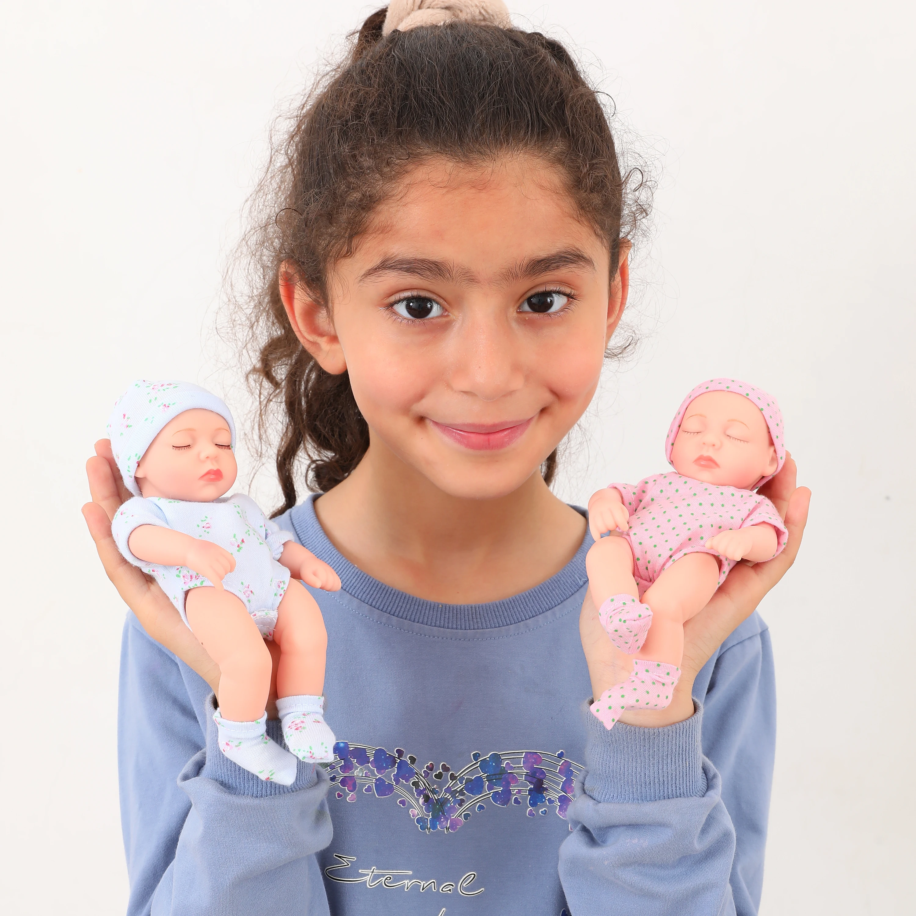

New Silicone Reborn Dolls 20cm Baby Reborn Toys Waterproof Vinyl Bebe Doll Cute Mini Reborn Baby Doll For Girls Birthday Gift
