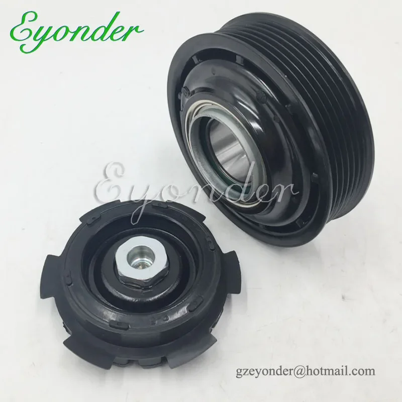 

4H0260810B 2H0820803A AC A/C Air Conditioning Compressor Clutch Pulley 6SEU14C FOR AUDI A4 B8 1.8 2.0 A6 C7 A8 3.0TDI VW GOLF 6