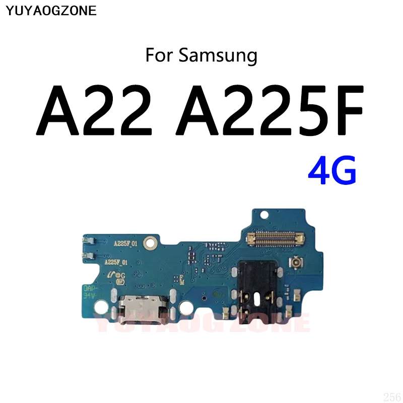 

10PCS/Lot For Samsung Galaxy A22 4G A225F 5G A226B USB Charge Dock Port Socket Jack Connector Flex Cable Charging Board Module