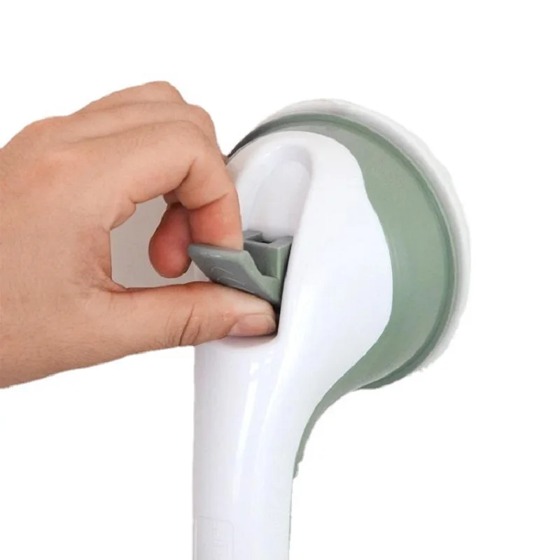 Shower Handle Safety Helping Handle Anti Slip Support Toilet Bathroom Safe Grab Bar Vacuum Sucker Suction Cup Handrail