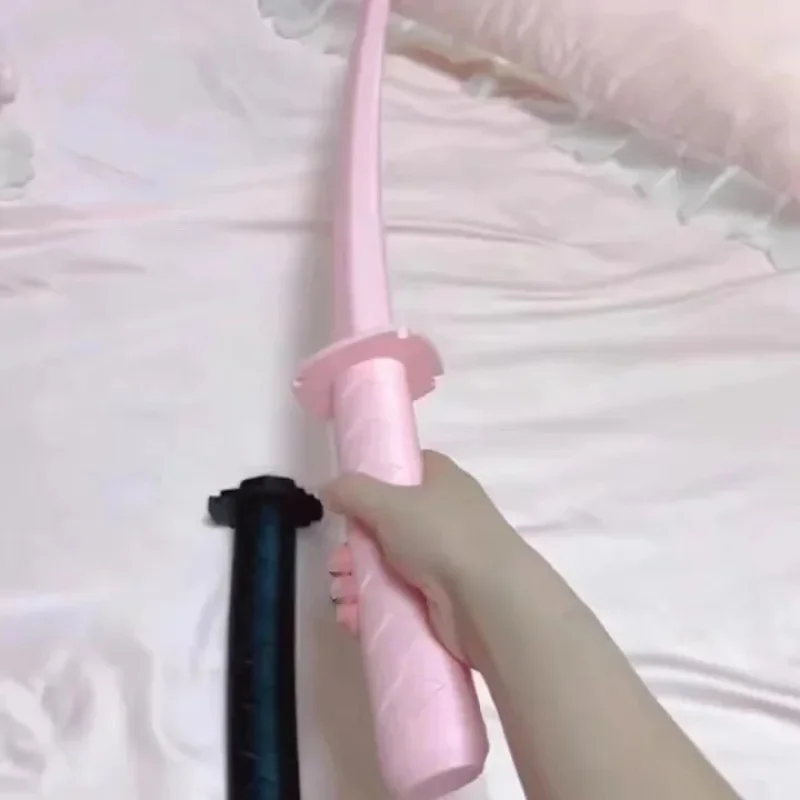 3D Printing Gravity Knife Pink Black Gravity Retractable Toy Katana Sword Decompression Toy Cosplay Props Birthday Gift folding samurai sword