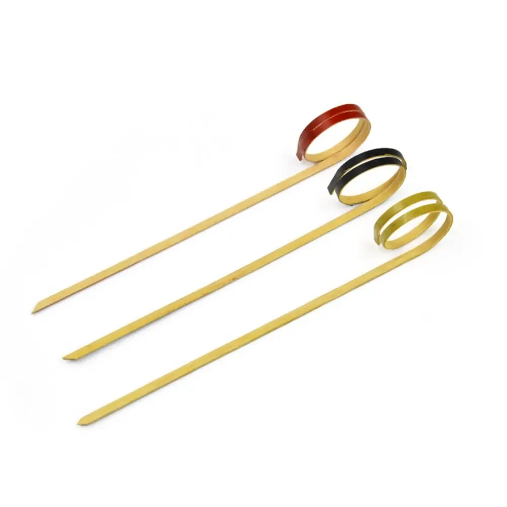 100Pcs New Bamboo Toothpick Picks Sticks Eco-friendly Cocktail Decorative Toothpick 100Pcs/bag Bamboo Cocktail