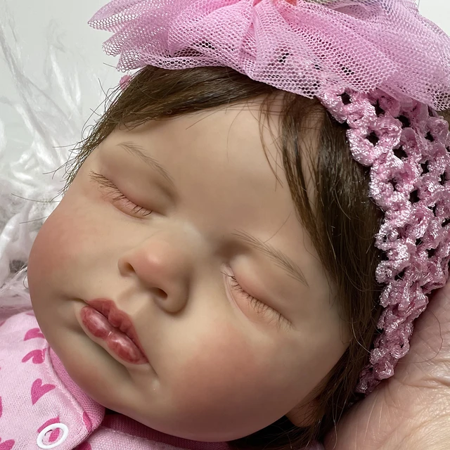 20'' bebe reborn bonecas alive handmade Lifelike Reborn Baby Doll Girls  soft Body Silicone vinly with pillow child gift - AliExpress