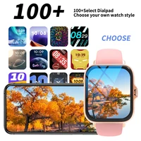 Smart watch with full touch screen, call, message reminder, music control and other functions, compatible with iPhone/android mo 5