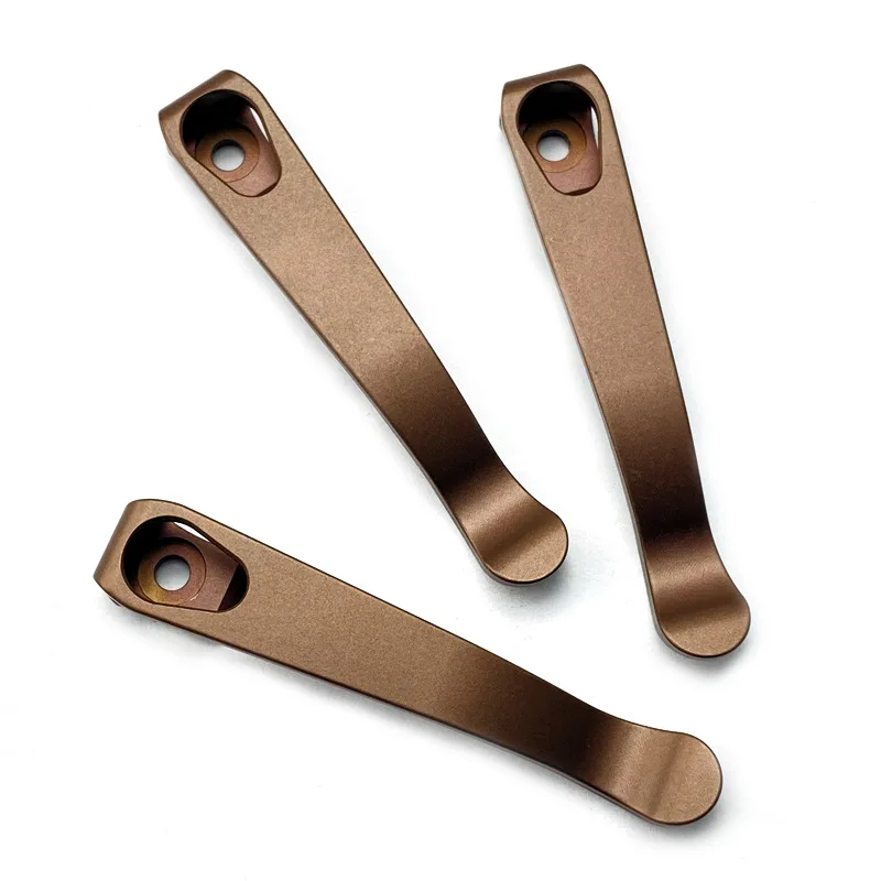 Clip De Poche Profond Pour Couteau EDC – Titane – Compatible Umnumzaan, Sebenza, BackClip