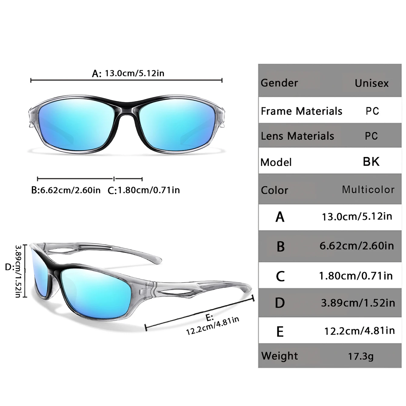 Kids Cycling Sunglasses UV400 Suitable For Children Aged 8-14 Years