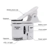 Universal Clip Microscope 60X LED Jewelry Magnifying Glass Cell Phone Clip Focusing Adjusted Pocket Microscope with UV Light 5