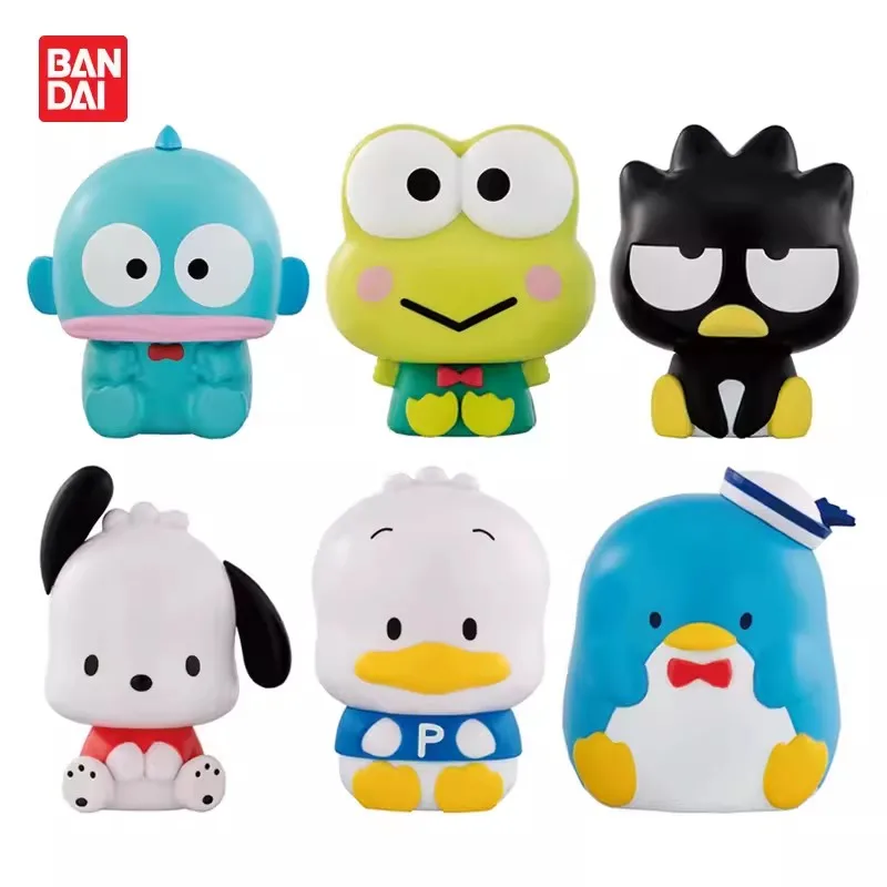 

Bandai оригинальные 6 шт. Gashapon Sanrio BADTZ-MARU Фигурки игрушки для детей подарок коллекционные модели украшения
