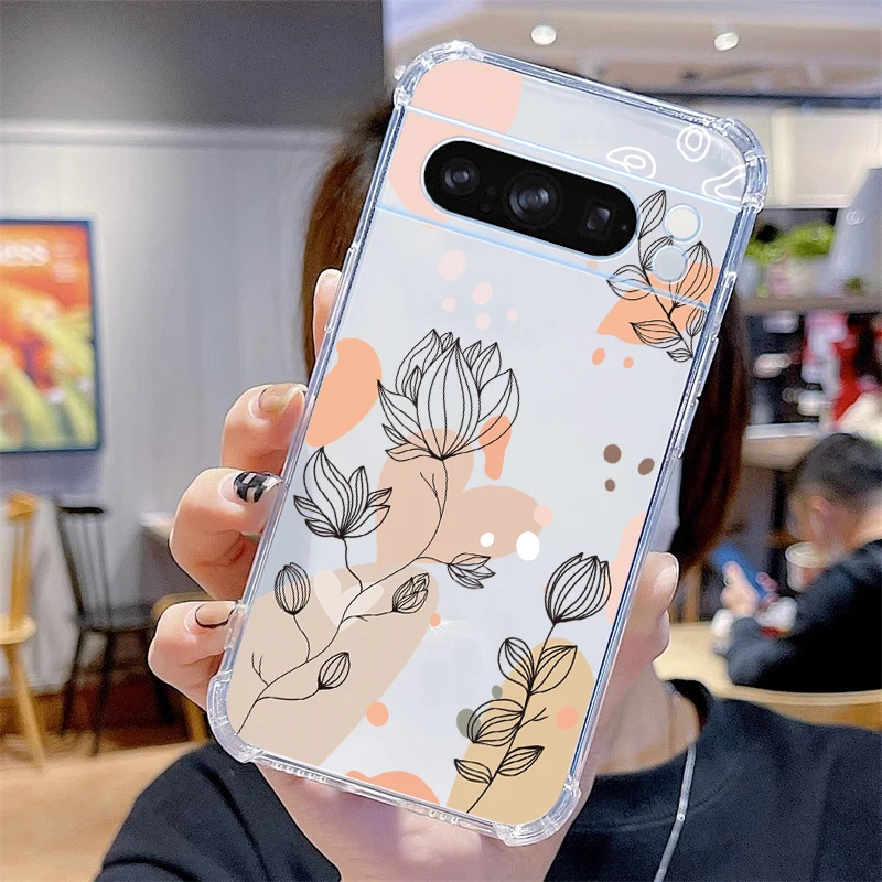Floral Transparent Phone Case